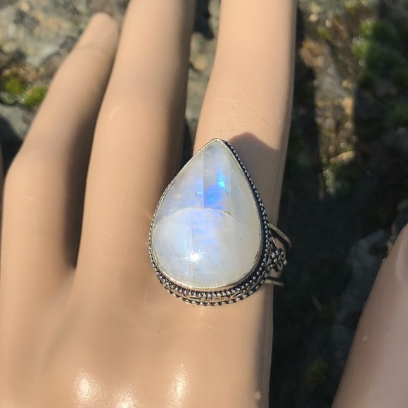 SOLD Moonstone Ring - Picture 2 of 8